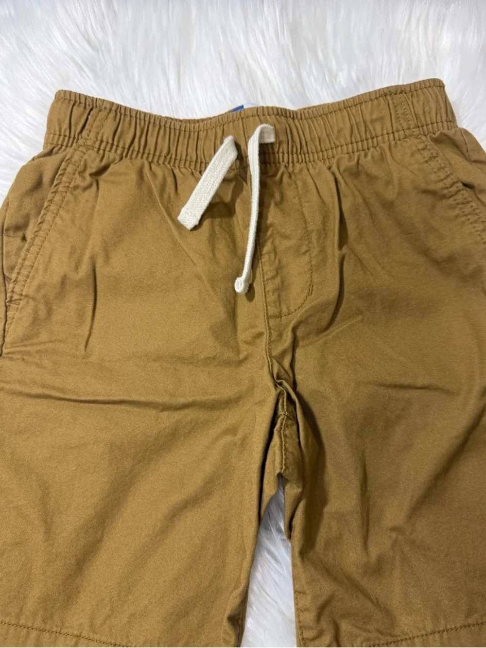 Old Navy Relaxed Fit Brown Pull On Cotton Shorts - Boys Size M (8)
